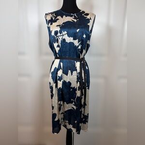 knee length dresses for ladies Zara White Tiered Cotton-Linen Midi Dress